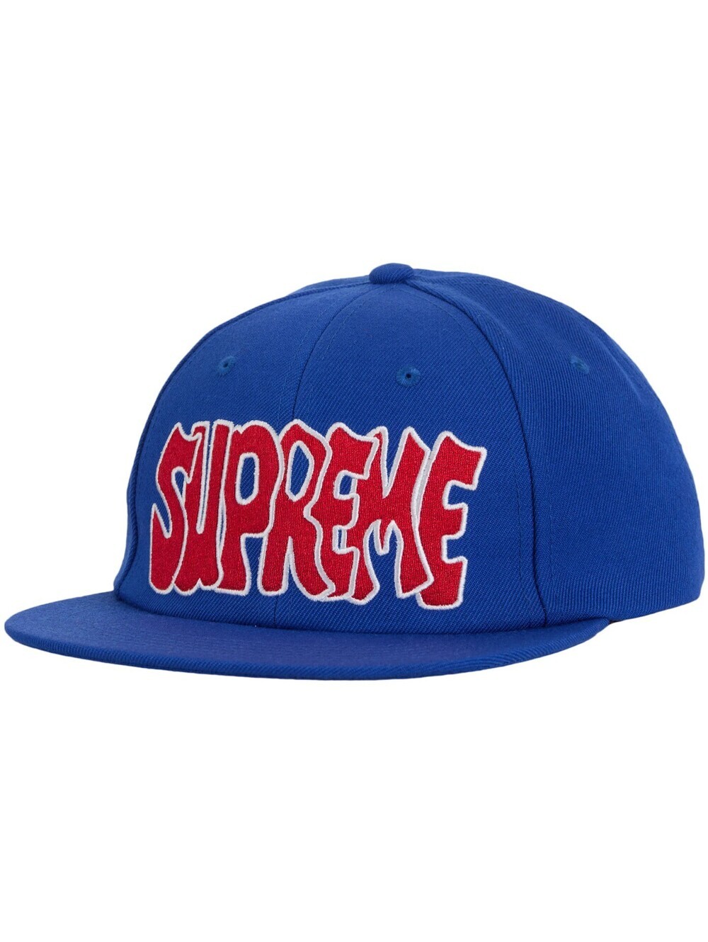 NEW Supreme Creep Booger 6-Panel Cap Blue Hat Snapback Red Embroidered Logo SS24